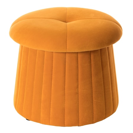Fabulaxe 16 W, 14 H, Velvet, MDF Wood, Mustard QI004182.MD